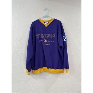 Vintage Lee Sport Viking Purple Pullover Sweatshirt Mens XL